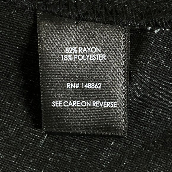 Torrid Harper Plus Size 3x Black Floral Print Roll Tab Sleeve Tunic Blouse Top - Picture 6 of 11